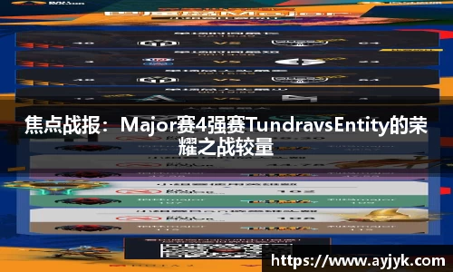 焦点战报：Major赛4强赛TundravsEntity的荣耀之战较量